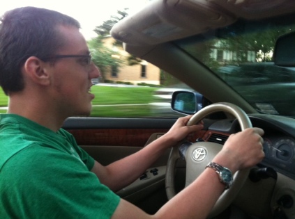Gabe driving