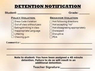 detention